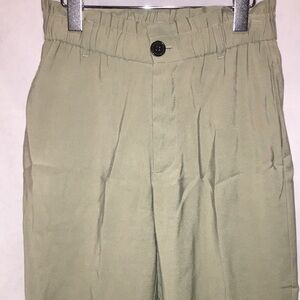 Zara Trousers | Sage Green | Size S